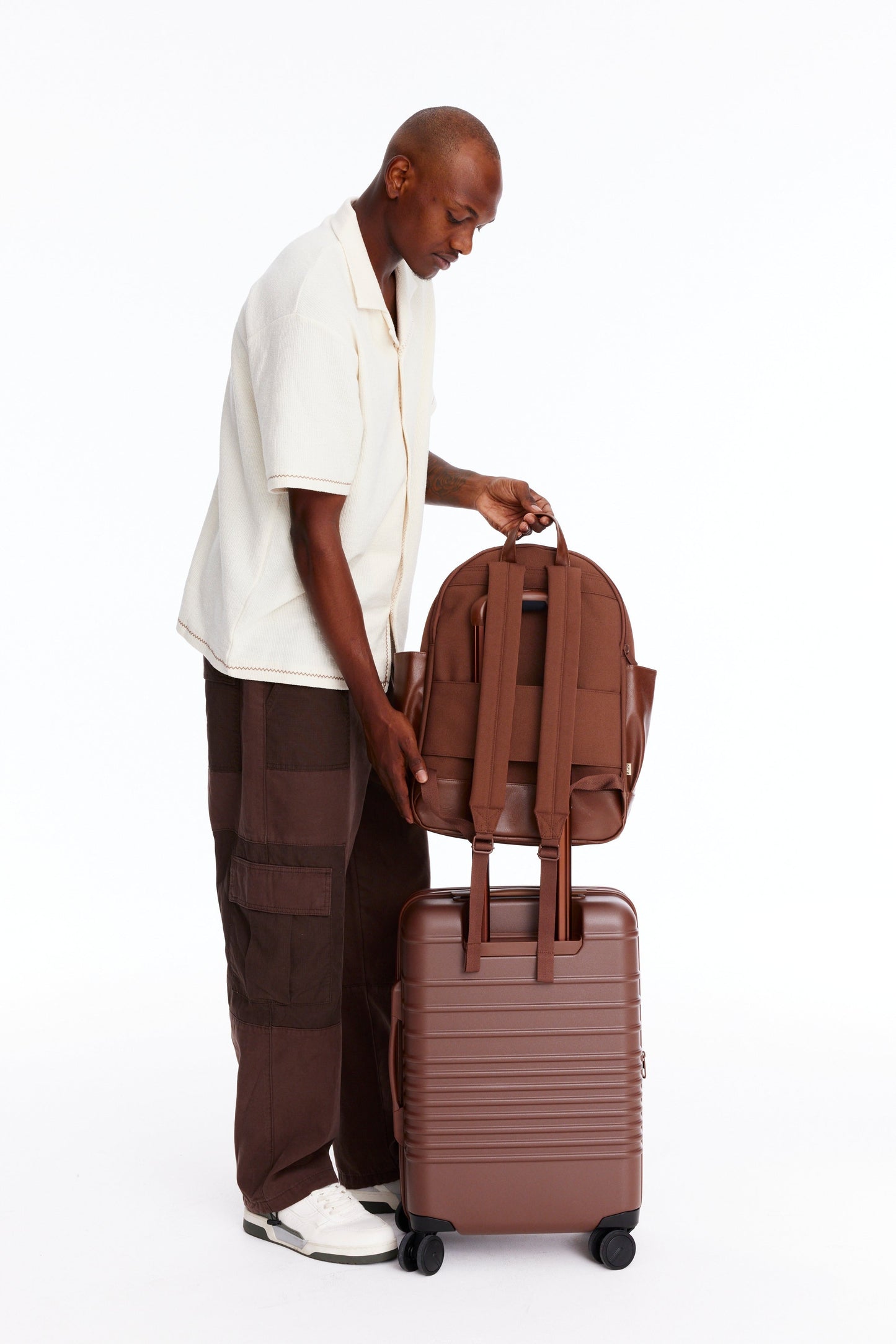 The Travel Backpack in Maple