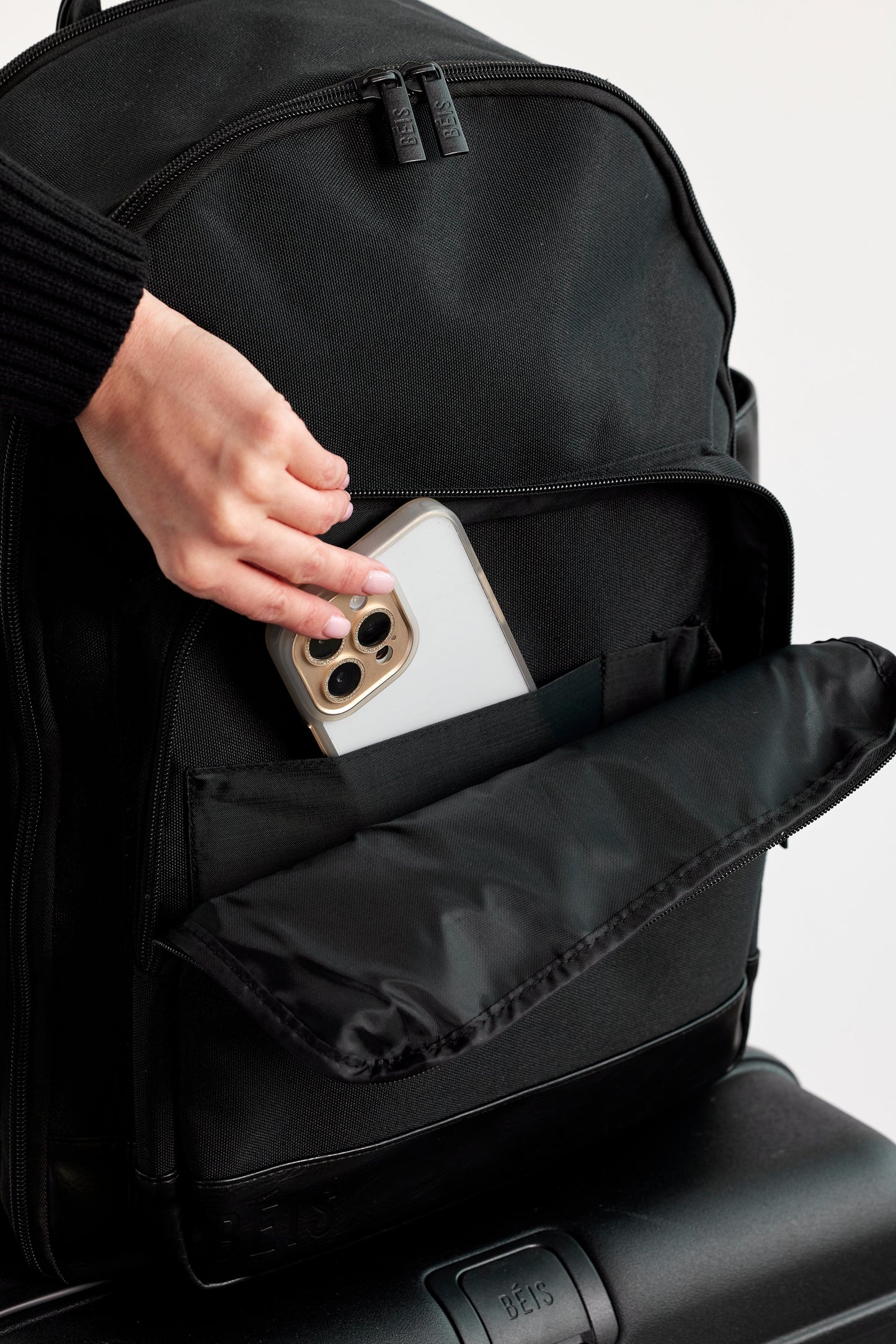 The Travel Backpack in Black