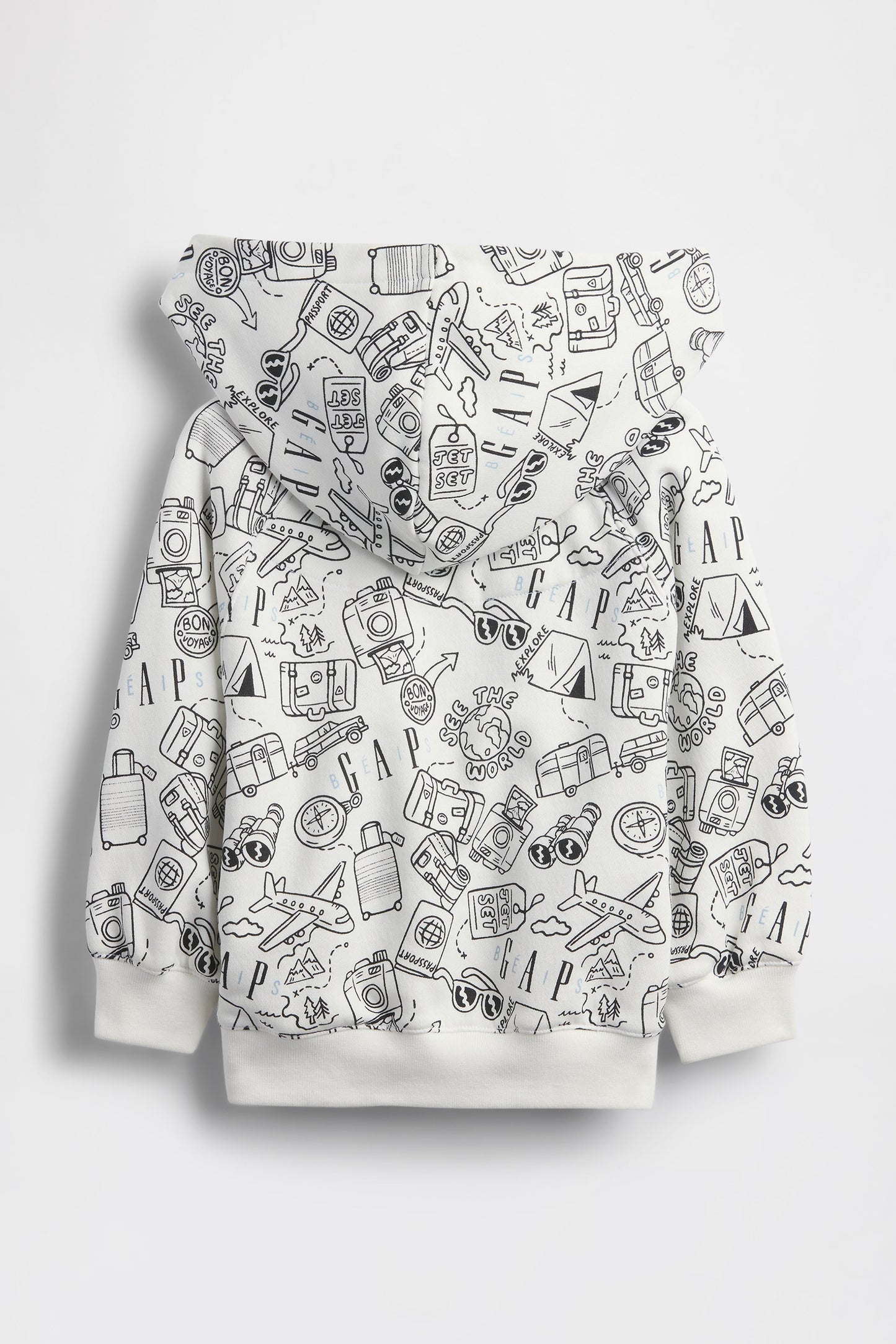 GAP X BÉIS Doodle Hoodie in Optic White